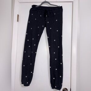 Women’s Wildfox Star Print Joggers – Size Small ⭐️🤍